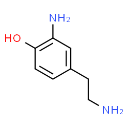 ChemSpider 2D Image | 2-Amino-4-(2-aminoethyl)phenol | C8H12N2O