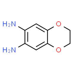 ChemSpider 2D Image | 2,3-Dihydro-1,4-benzodioxin-6,7-diamine | C8H10N2O2