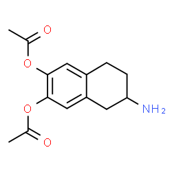 ChemSpider 2D Image | 6-Amino-5,6,7,8-tetrahydronaphthalene-2,3-diyl diacetate | C14H17NO4