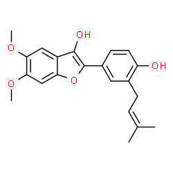ChemSpider 2D Image | Licobenzofuran | C21H22O5