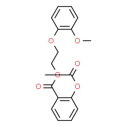 ChemSpider 2D Image | 2-(2-Methoxyphenoxy)ethyl 2-acetoxybenzoate | C18H18O6