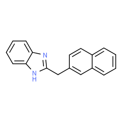 ChemSpider 2D Image | 2-(2-Naphthylmethyl)-1H-benzimidazole | C18H14N2
