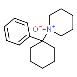 ChemSpider 2D Image | 1-(1-Phenylcyclohexyl)piperidine 1-oxide | C17H25NO