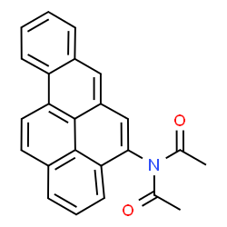ChemSpider 2D Image | N-Acetyl-N-(benzo[pqr]tetraphen-4-yl)acetamide | C24H17NO2