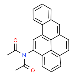 ChemSpider 2D Image | N-Acetyl-N-(benzo[pqr]tetraphen-12-yl)acetamide | C24H17NO2