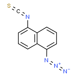 ChemSpider 2D Image | 1-Azido-5-isothiocyanatonaphthalene | C11H6N4S