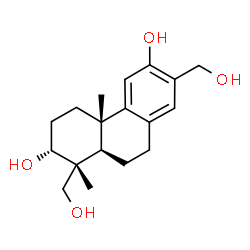 ChemSpider 2D Image | (3alpha)-13-(Hydroxymethyl)podocarpa-8(14),9(11),12-triene-3,12,15-triol | C18H26O4