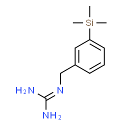 ChemSpider 2D Image | 1-[3-(Trimethylsilyl)benzyl]guanidine | C11H19N3Si