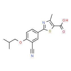 ChemSpider 2D Image | Febuxostat | C16H16N2O3S