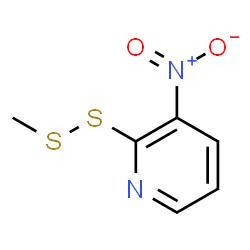 ChemSpider 2D Image | 2-(Methyldisulfanyl)-3-nitropyridine | C6H6N2O2S2