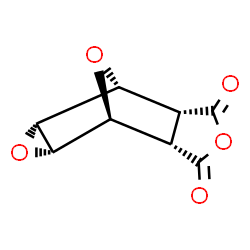 ChemSpider 2D Image | (1R,2R,6S,7S,8S,10R)-4,9,11-Trioxatetracyclo[5.3.1.0~2,6~.0~8,10~]undecane-3,5-dione | C8H6O5