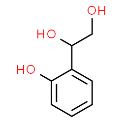 ChemSpider 2D Image | 1-(2-Hydroxyphenyl)-1,2-ethanediol | C8H10O3