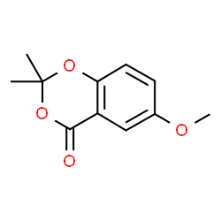 ChemSpider 2D Image | 6-Methoxy-2,2-dimethyl-4H-1,3-benzodioxin-4-one | C11H12O4