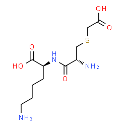 ChemSpider 2D Image | S-(Carboxymethyl)-L-cysteinyl-L-lysine | C11H21N3O5S