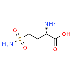 ChemSpider 2D Image | (2S)-2-Amino-4-sulfamoylbutanoic acid | C4H10N2O4S