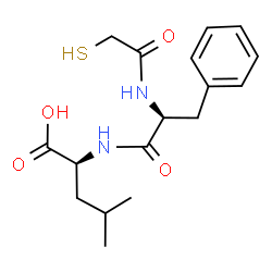 ChemSpider 2D Image | Mercaptoacetyl-Phe-Leu | C17H24N2O4S