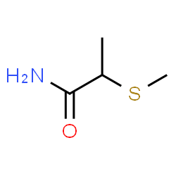 ChemSpider 2D Image | 2-(Methylsulfanyl)propanamide | C4H9NOS