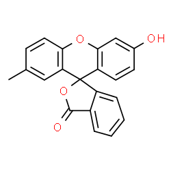 ChemSpider 2D Image | 6'-Hydroxy-2'-methyl-3H-spiro[2-benzofuran-1,9'-xanthen]-3-one | C21H14O4