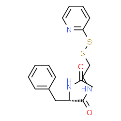 ChemSpider 2D Image | Nalpha-Acetyl-N-[2-(2-pyridinyldisulfanyl)ethyl]phenylalaninamide | C18H21N3O2S2