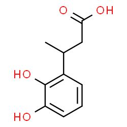 ChemSpider 2D Image | 3-(2,3-Dihydroxyphenyl)butanoic acid | C10H12O4