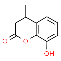 ChemSpider 2D Image | 8-Hydroxy-4-methyl-2-chromanone | C10H10O3