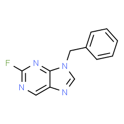 ChemSpider 2D Image | 9-Benzyl-2-fluoro-9H-purine | C12H9FN4