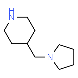 ChemSpider 2D Image | 4-(1-Pyrrolidinylmethyl)piperidine | C10H20N2