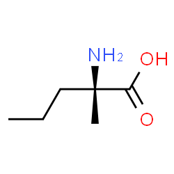 ChemSpider 2D Image | 2-Methyl-L-norvaline | C6H13NO2