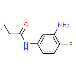 ChemSpider 2D Image | N-(3-Amino-4-fluorophenyl)propanamide | C9H11FN2O