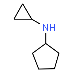 ChemSpider 2D Image | N-Cyclopropylcyclopentanamine | C8H15N