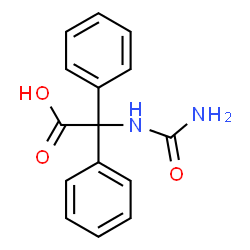 ChemSpider 2D Image | diphenylhydantoic acid | C15H14N2O3