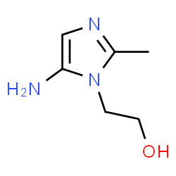 ChemSpider 2D Image | 2-(5-Amino-2-methyl-1H-imidazol-1-yl)ethanol | C6H11N3O