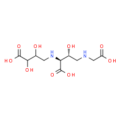 ChemSpider 2D Image | N-(3-Carboxy-2,3-dihydroxypropyl)-4-[(carboxymethyl)amino]-L-threonine | C10H18N2O9