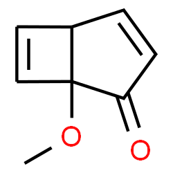 ChemSpider 2D Image | 1-Methoxybicyclo[3.2.0]hepta-3,6-dien-2-one | C8H8O2