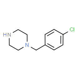 ChemSpider 2D Image | 1-(4-Chlorobenzyl)piperazine | C11H15ClN2