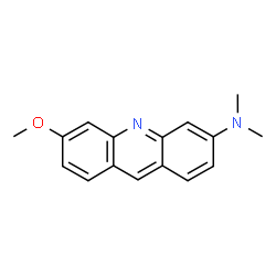 ChemSpider 2D Image | 6-Methoxy-N,N-dimethyl-3-acridinamine | C16H16N2O
