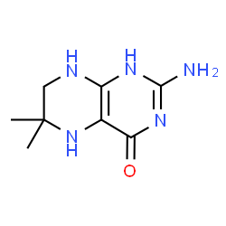 ChemSpider 2D Image | 2-amino-6,6-dimethyl-5,6,7,8-tetrahydropteridin-4-ol | C8H13N5O