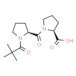 ChemSpider 2D Image | 1-(2,2-Dimethylpropanoyl)-L-prolyl-L-proline | C15H24N2O4