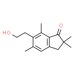 ChemSpider 2D Image | 6-(2-Hydroxyethyl)-2,2,5,7-tetramethyl-1-indanone | C15H20O2