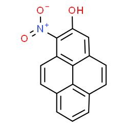 ChemSpider 2D Image | 1-Nitro-2-pyrenol | C16H9NO3