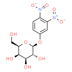 ChemSpider 2D Image | 3,4-Dinitrophenyl beta-D-galactopyranoside | C12H14N2O10