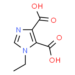 ChemSpider 2D Image | 1-Ethyl-1H-imidazole-4,5-dicarboxylic acid | C7H8N2O4