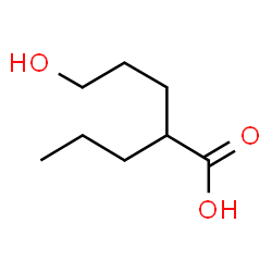 ChemSpider 2D Image | 5-Hydroxyvalproic acid | C8H16O3