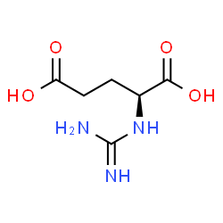 ChemSpider 2D Image | N-Amidino-L-glutamate | C6H11N3O4