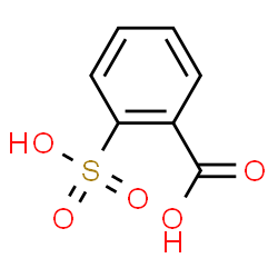 ChemSpider 2D Image | 2-Sulfobenzoic acid | C7H6O5S