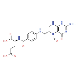 ChemSpider 2D Image | (6R)-Folinic acid | C20H23N7O7