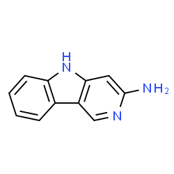 ChemSpider 2D Image | 5H-Pyrido[4,3-b]indol-3-amine | C11H9N3