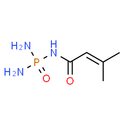ChemSpider 2D Image | N-(Diaminophosphoryl)-3-methyl-2-butenamide | C5H12N3O2P