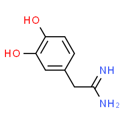 ChemSpider 2D Image | 2-(3,4-Dihydroxyphenyl)ethanimidamide | C8H10N2O2