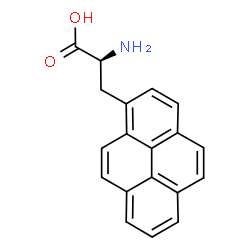ChemSpider 2D Image | (2S)-2-Amino-3-(1-pyrenyl)propanoic acid | C19H15NO2